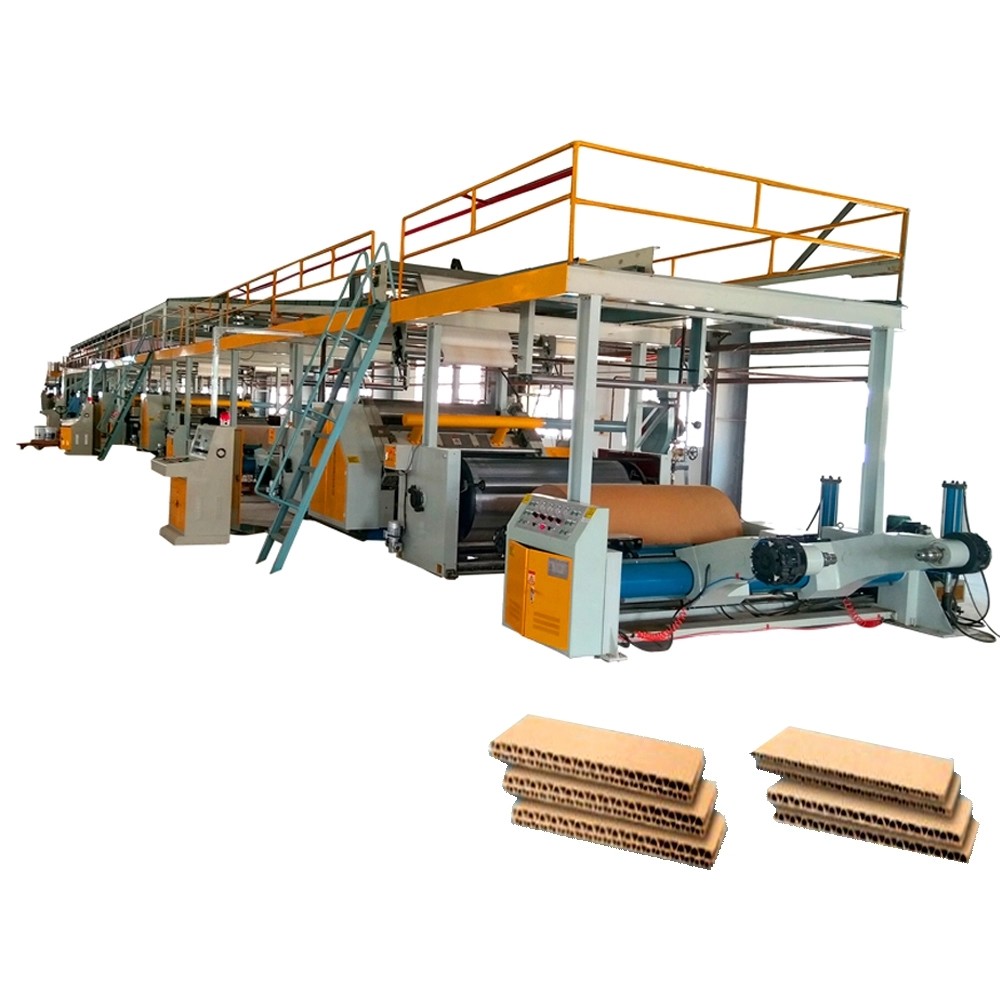 7 Ply Electric Corrugated Carton Box Making Machine High Production