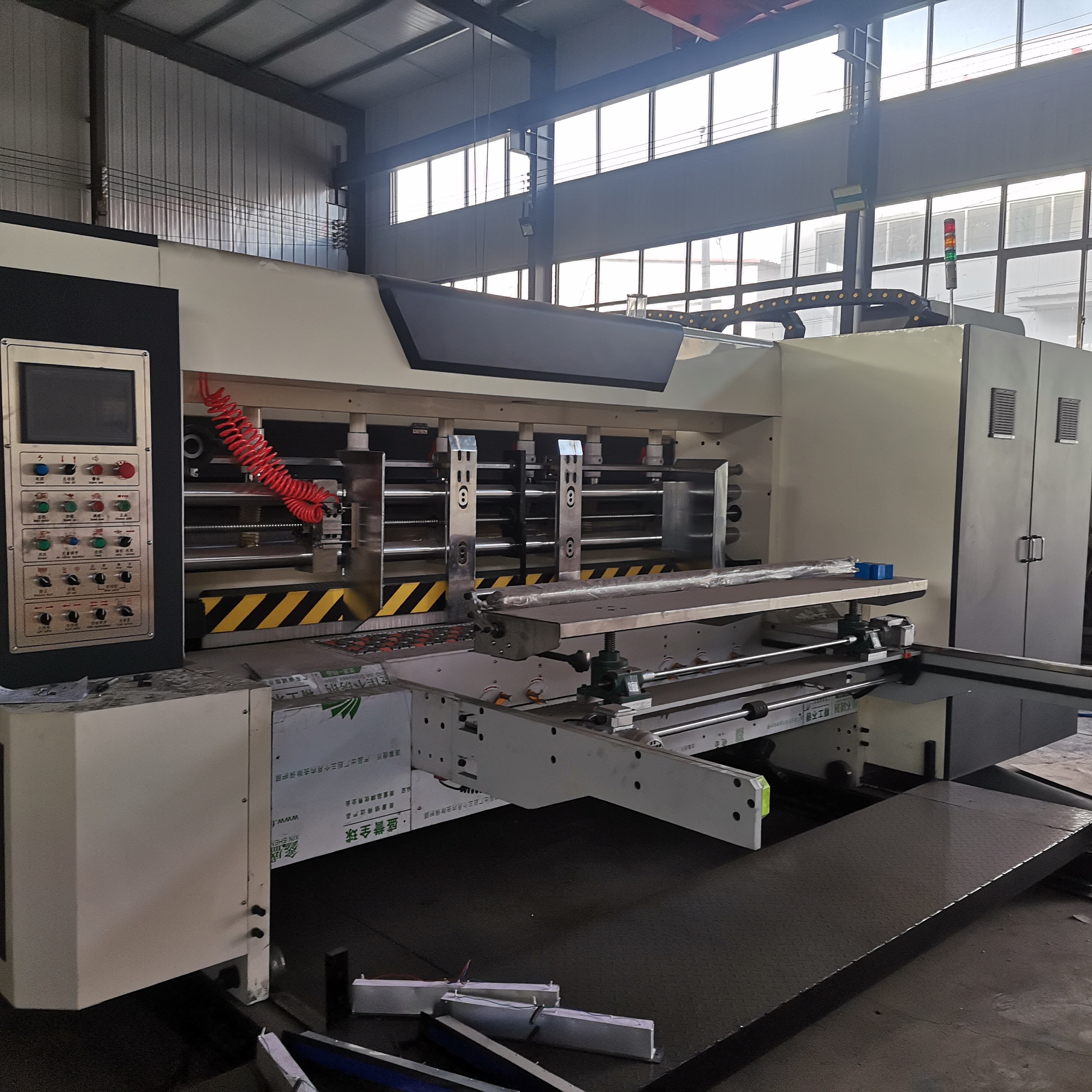 Computer Controlled Corrugated Box Printing Machine With Remote Diagnosis
