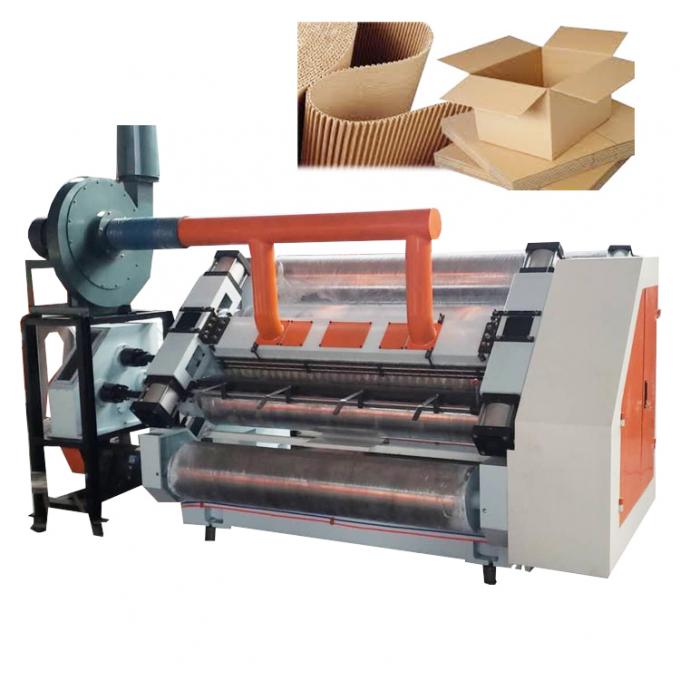 E Flute Single Facer Machine , Corrugated Box Making Equipment