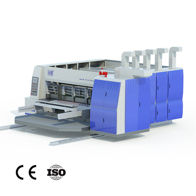 Flexo Ink 4 Colors Corrugated Carton Printing Machine Slotting Die Cutting Automatic
