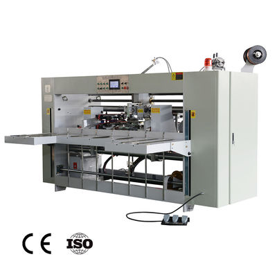 ISO9001 Semi Auto Carton Box Stitching Machine Real Time Monitoring