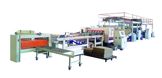 Corrugated paper production line
