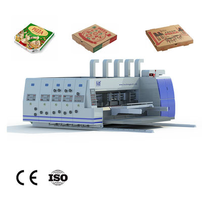 corrugated printing machine , corrugated cardboard 4 colors printer&amp;slotter&amp;rotary die cutter