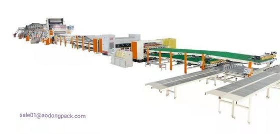 High Speed CrMo Alloy Steel Production Line Of Corrugated Paperboard