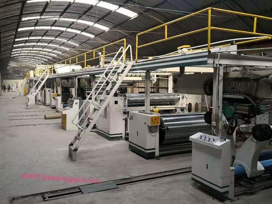 High Speed CrMo Alloy Steel Production Line Of Corrugated Paperboard