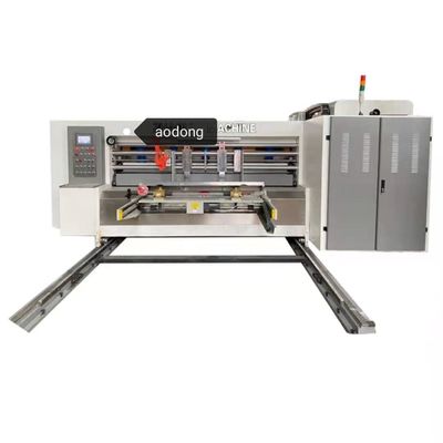 Corrugated Pizza Box Printing Slotting Flexo Die Cutting Corrugated Carton Machine