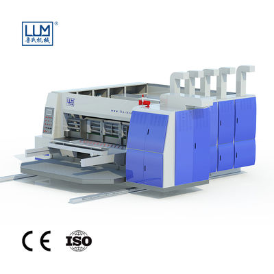 ISO Corrugated Box Printing Machine , Printing Slotting Die Cutting Machine