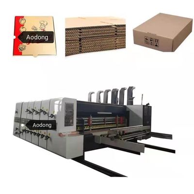 Smooth Operation Corrugated Box Production Line Pizza Box Printing Machine