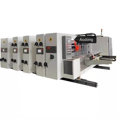 1-6color Flexo Printing Slotting Die Cutting Machine For Carton Box