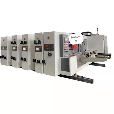 High Speed Flexographic Printing Machine , Rotary Die Cutter For Corrugated
