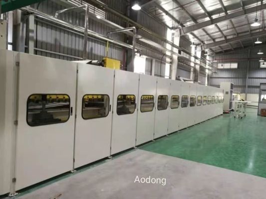 Automatic Paperboard Making Machine Single Facer Corrugated Cardboard Carton Box Production Machine In Vietnam