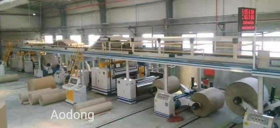 5ply Corrugated Cardboard Making Machine 150M/Min Work Speed