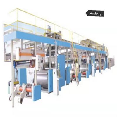 Servo Control Automatic Carton Making Machine , Corrugated Board Production Line