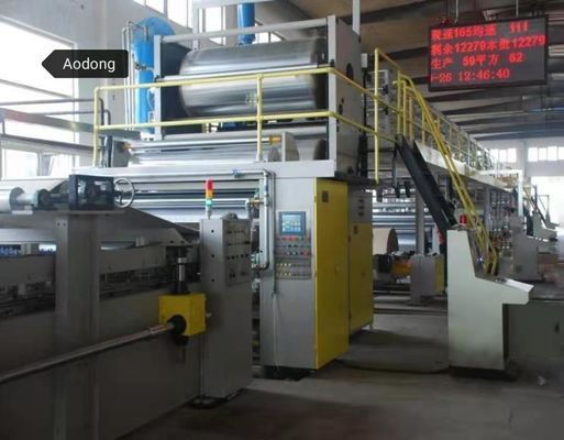 Servo Control Automatic Carton Making Machine , Corrugated Board Production Line