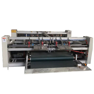 Corrugated Carton Folding Gluing Machine Semi Auto Control Easy Operation