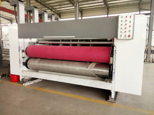 Chain Feeder Corrugated Rotary Die Cutter , High Speed Flexo Printing Machine