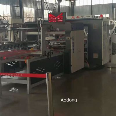Auto Flexo Printing Slotting Die Cutting Machine 450 Pieces/Min Design Speed