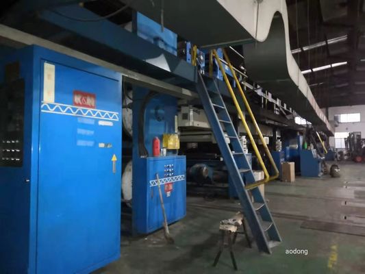 Shaftless 3 Ply Automatic Corrugated Box Plant 100m/Min~250m/Min