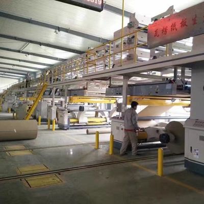 200m/Min Paperboard Production Line , 5 Ply Automatic Corrugation Plant