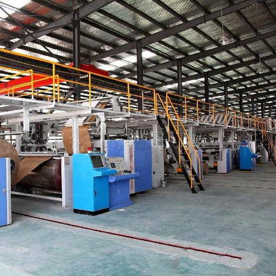 Electric Type 3 Ply Corrugation Machine , Corrugated Carton Production Line
