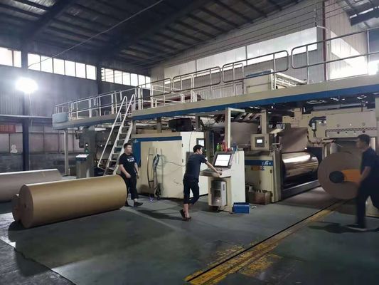 2500mm 5 Ply CE 440v Corrugated Paperboard Production Line