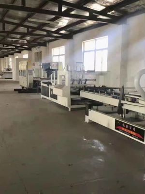Iso 380v Carton Folding And Gluing Machine With Stacker