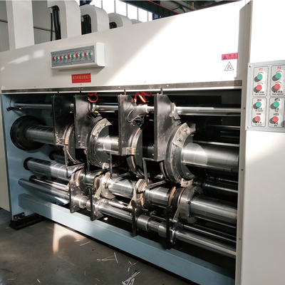 4 Color 380v Paperboard Printing Machine With Slotter And Die Cutter