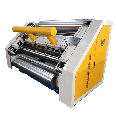 Two Layers 1600mm Fingerless Type Single Facer Machine High Speed