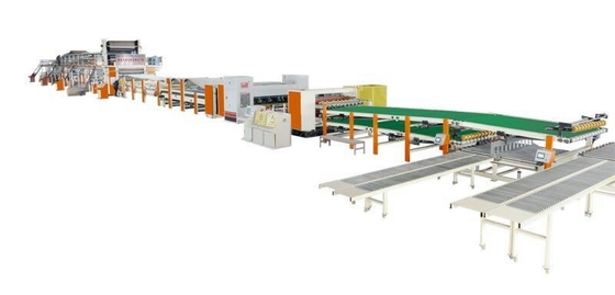 220V CE Corrugated Carton Box Making Machine / Production Line