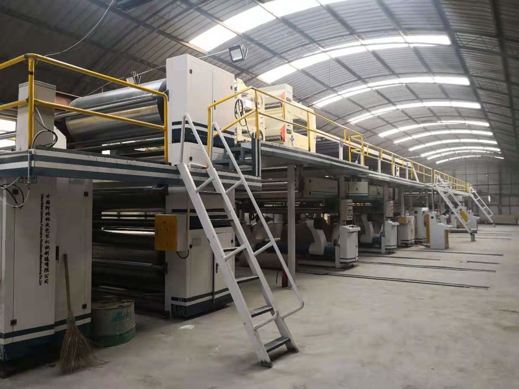 380V Cardboard Carton Production Line For Double Wall 3 5 7 Layer Corrugated Box