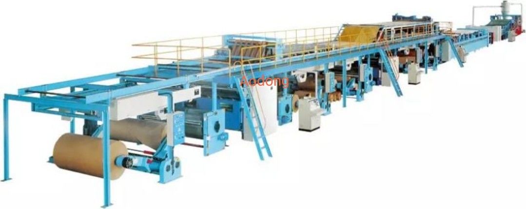 Second Hand High Speed Packing Box Corrugated Carton  Cardboard Production Line