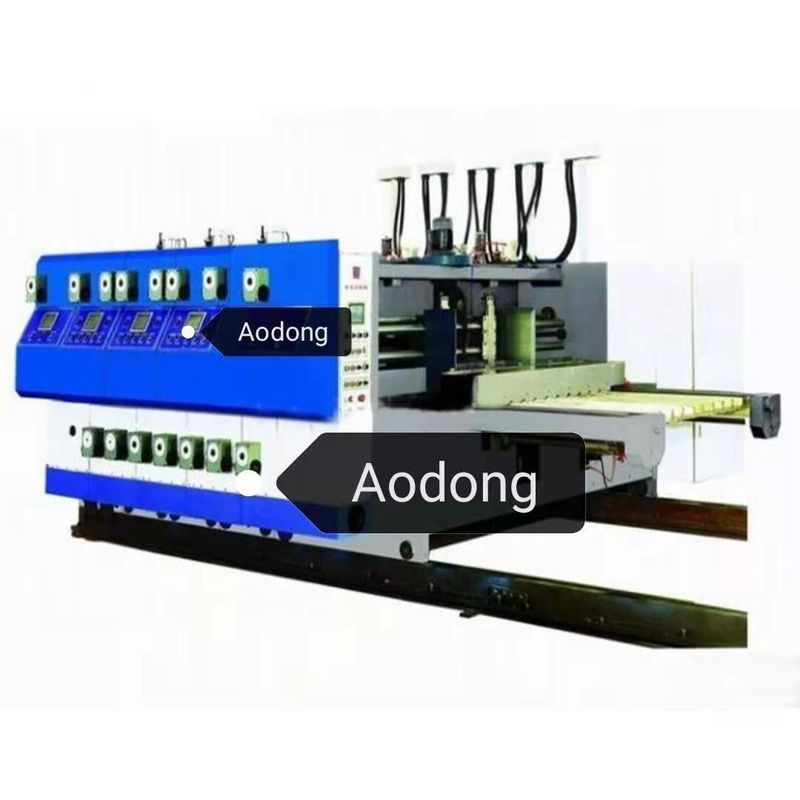 Low Noise Carton Flexo Printing Machine , Corrugated Slotting Machine