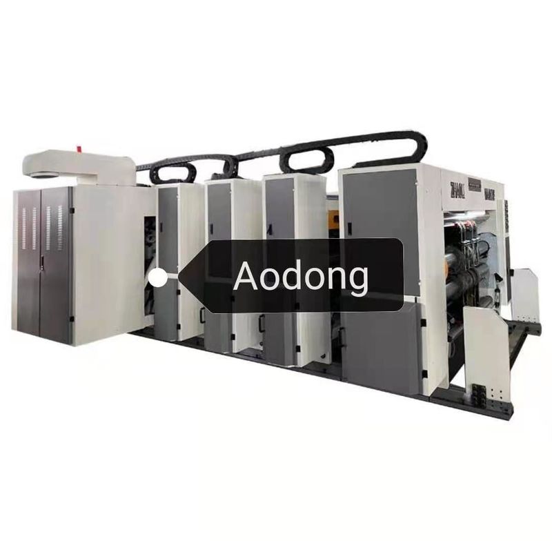 1-6color Flexo Printing Slotting Die Cutting Machine For Carton Box