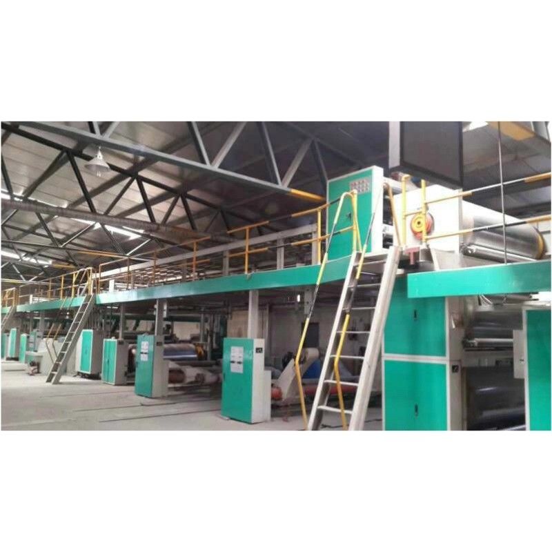 3 5 7 ply automatic paperboard making machine single facer corrugated cardboard carton box production machine line