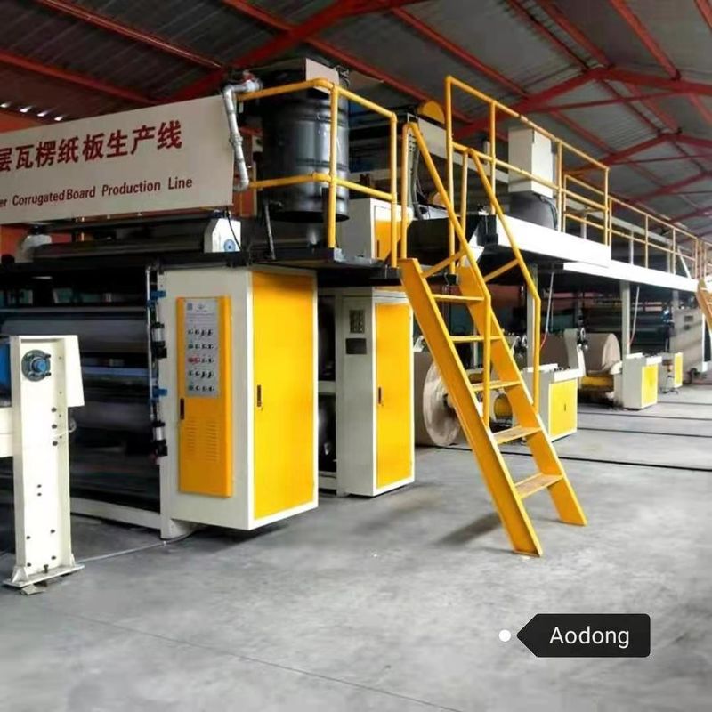 Multicolor 3 Ply Automatic Corrugated Box Plant For Paperboard