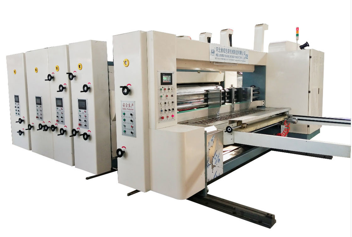 Semi Automatic Cardboard Box Printing Machine , Flexo Printing Machine For Carton