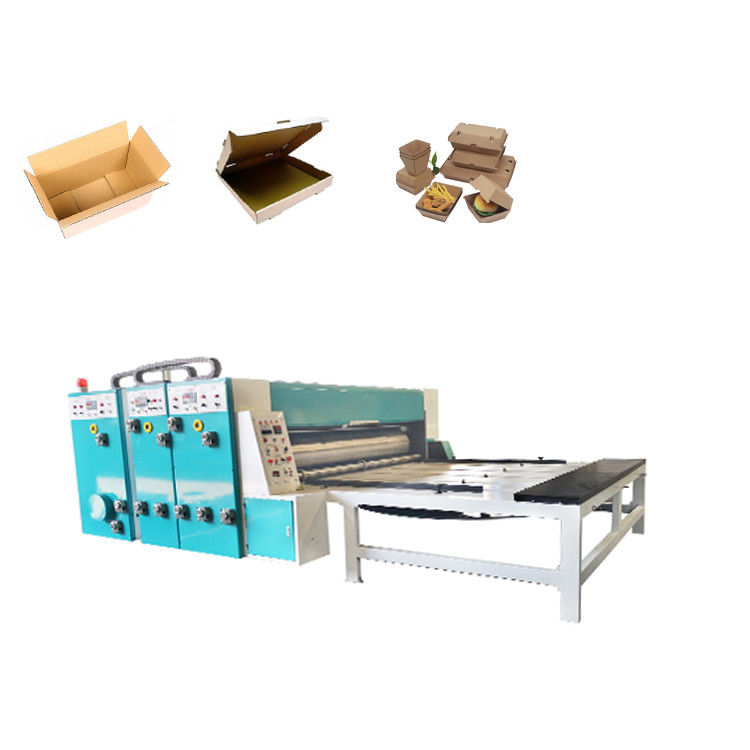 High Speed 4 Color Flexo Printing Machine For Corrugated Cardboard