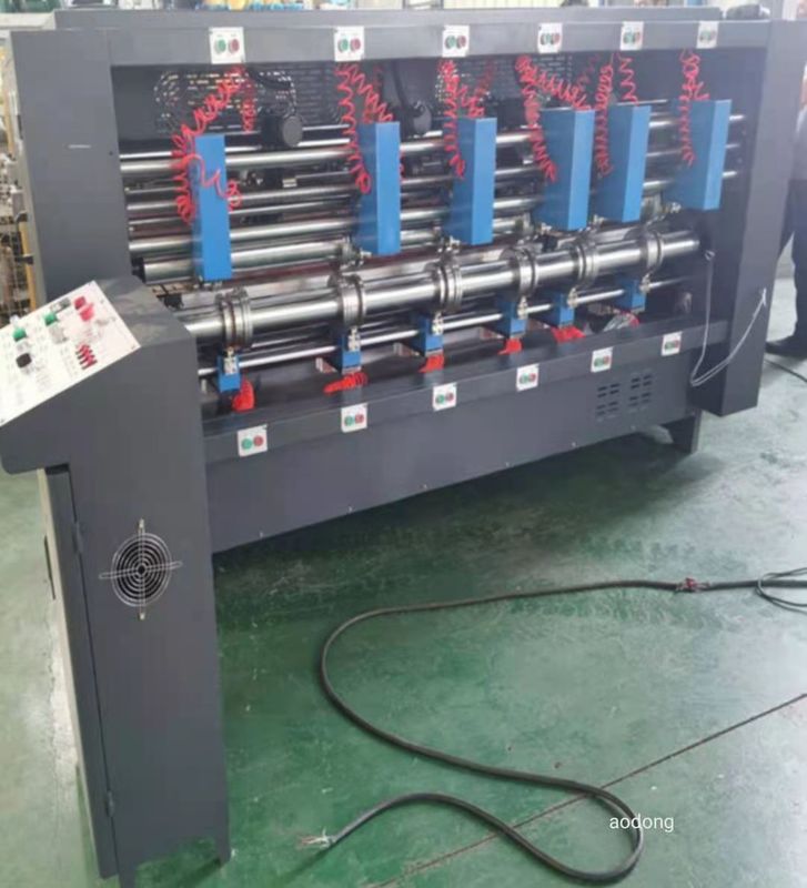 Semi Automatic Slitter Scorer Machine Corrugated Cardboard Production