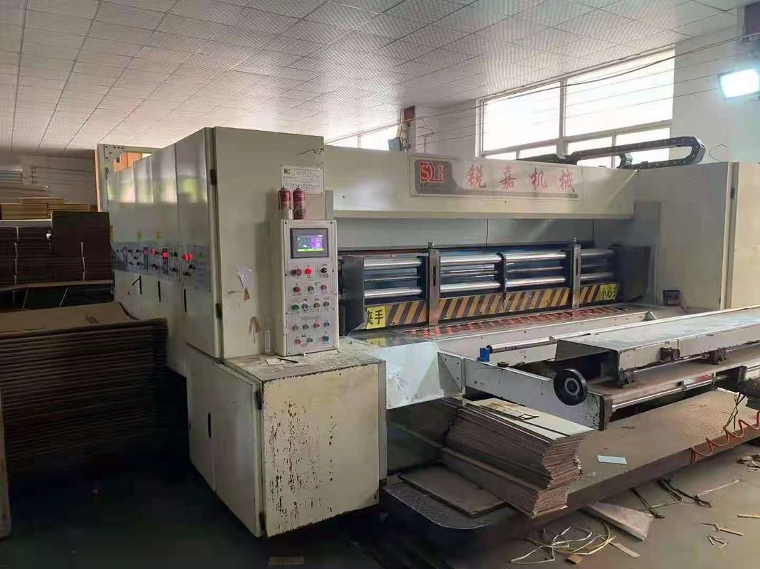 Used 3000/530mm 2 Color Die Cutting Printer Slotter Machine