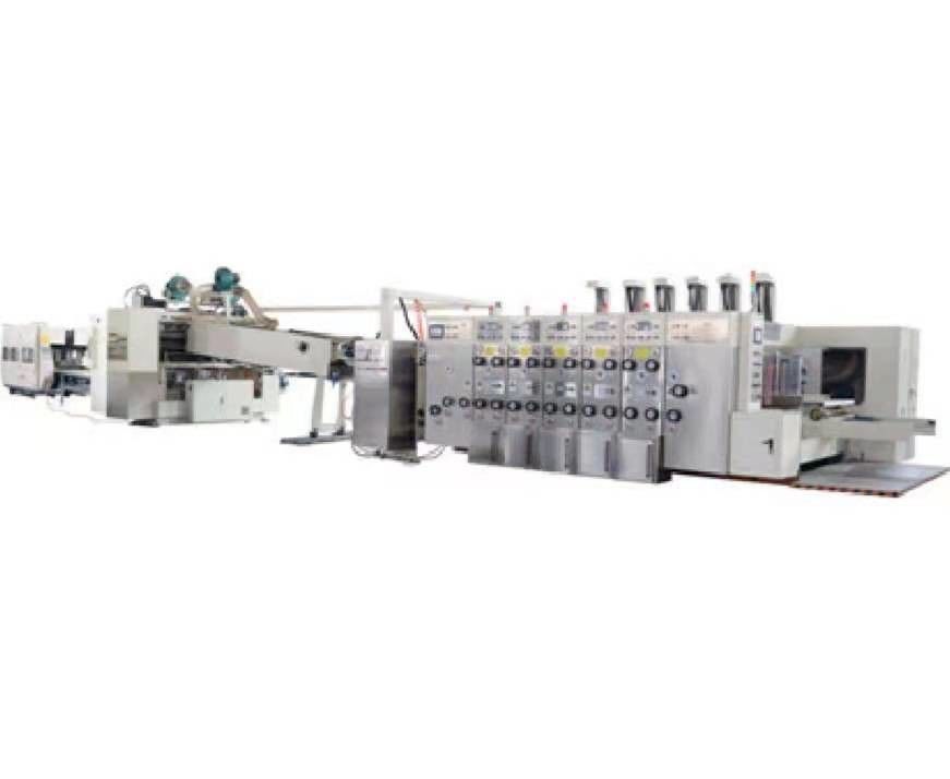 Full Automatic Printing High Speed Folding 920mm Corrugated Box Making Machine