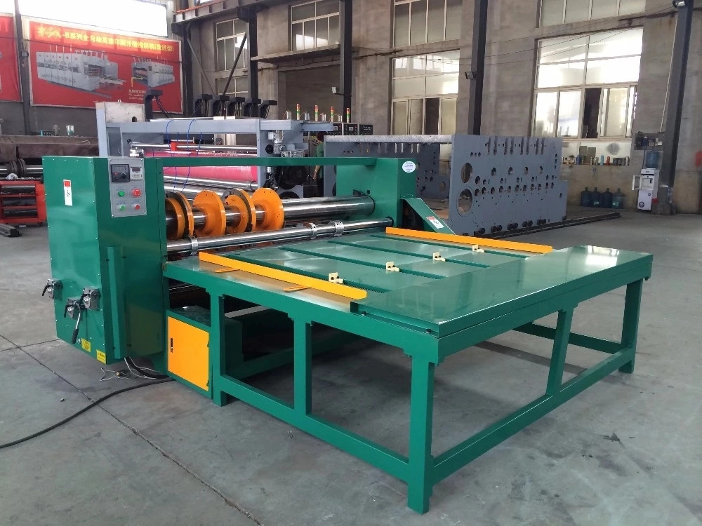 Rotary Die Cutting Machine For Corrugated , 6500kg Semi Auto Carton