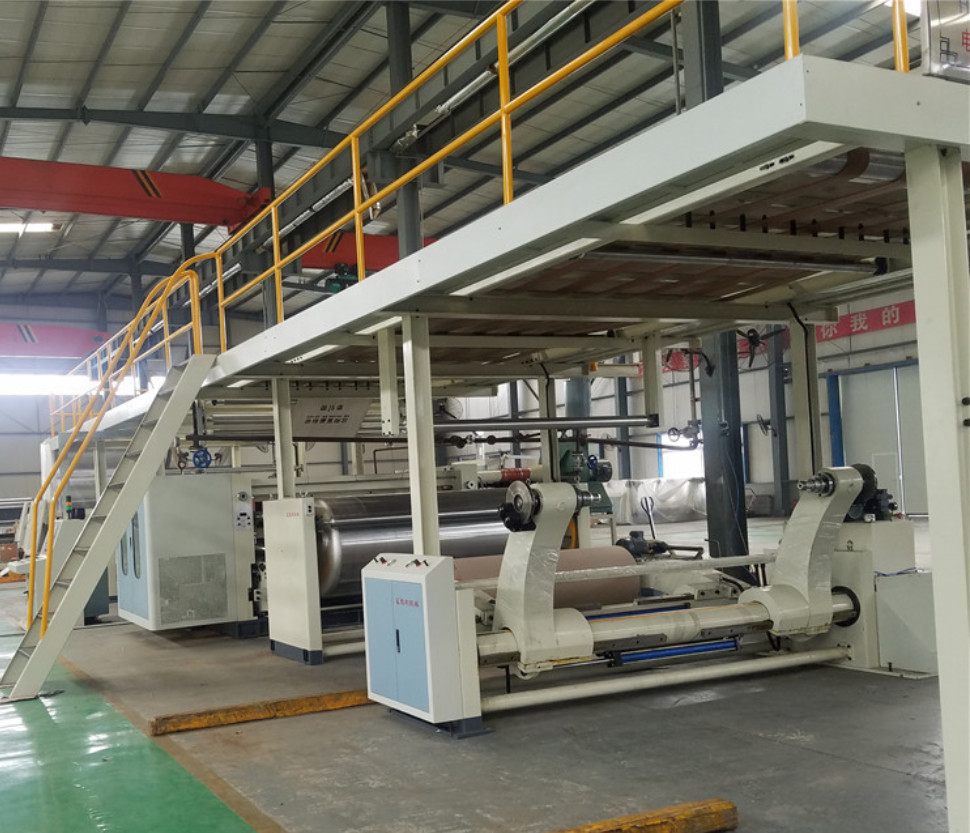LUMB 2200 5 PLY Corrugated Cardboard Making Machine High Efficiency